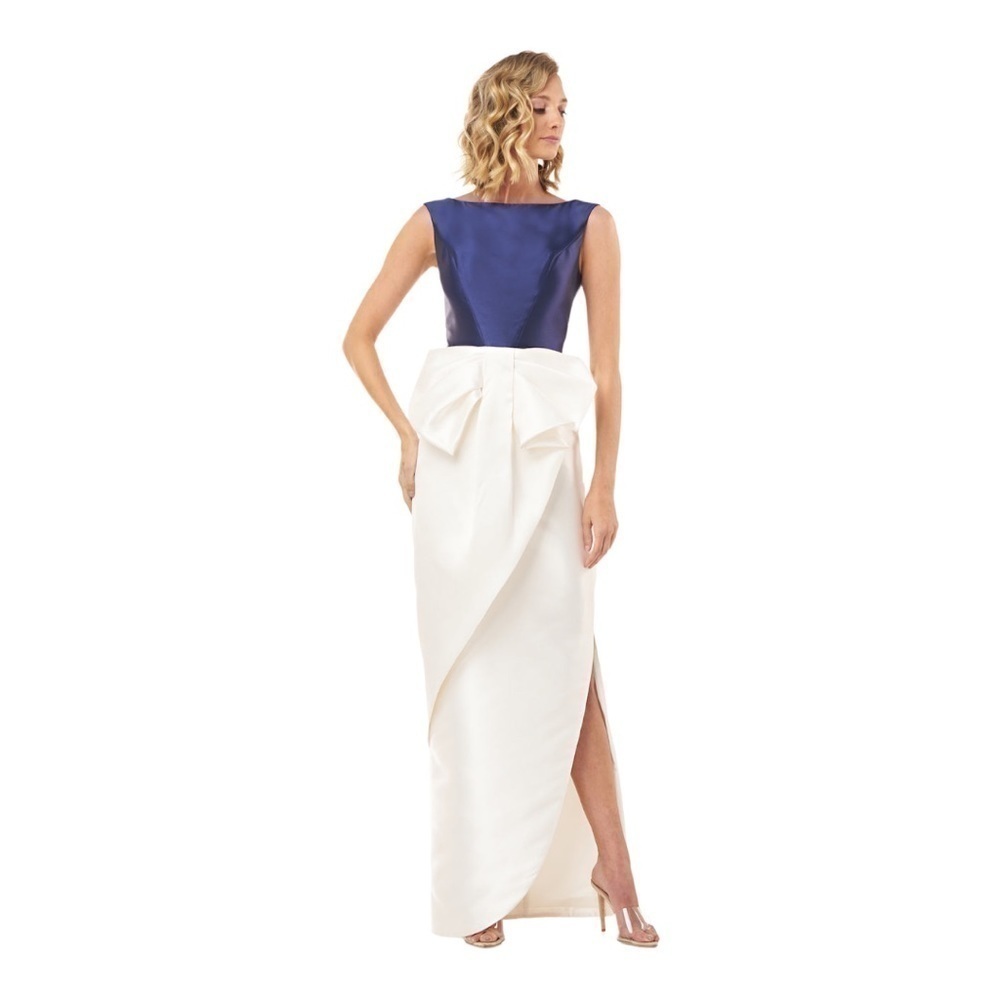 Kay Unger New York Hailey in blue and white